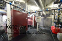 Котлы КВр в модульной котельной 700 кВт