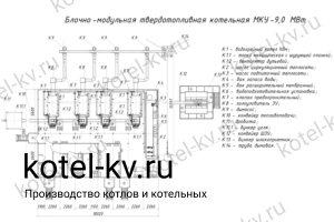 Чертежи блочно модульной котельной 9 МВт без ГВС